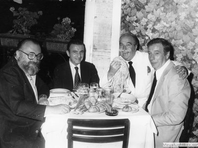 Yves Montand e Sergio Leone